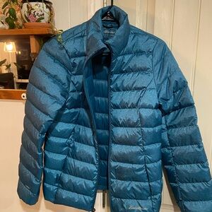 Eddie Bauer light blue puffer Jacket